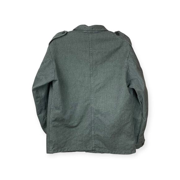 Spilag Vintage Blue Twill European Utility Jacket Size 48 - Picture 3 of 8